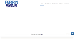 Desktop Screenshot of ferrinsigns.com