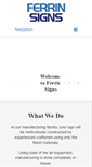 Mobile Screenshot of ferrinsigns.com