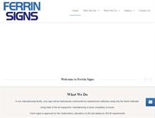 Tablet Screenshot of ferrinsigns.com